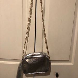 Victoria Secret silver bag new.